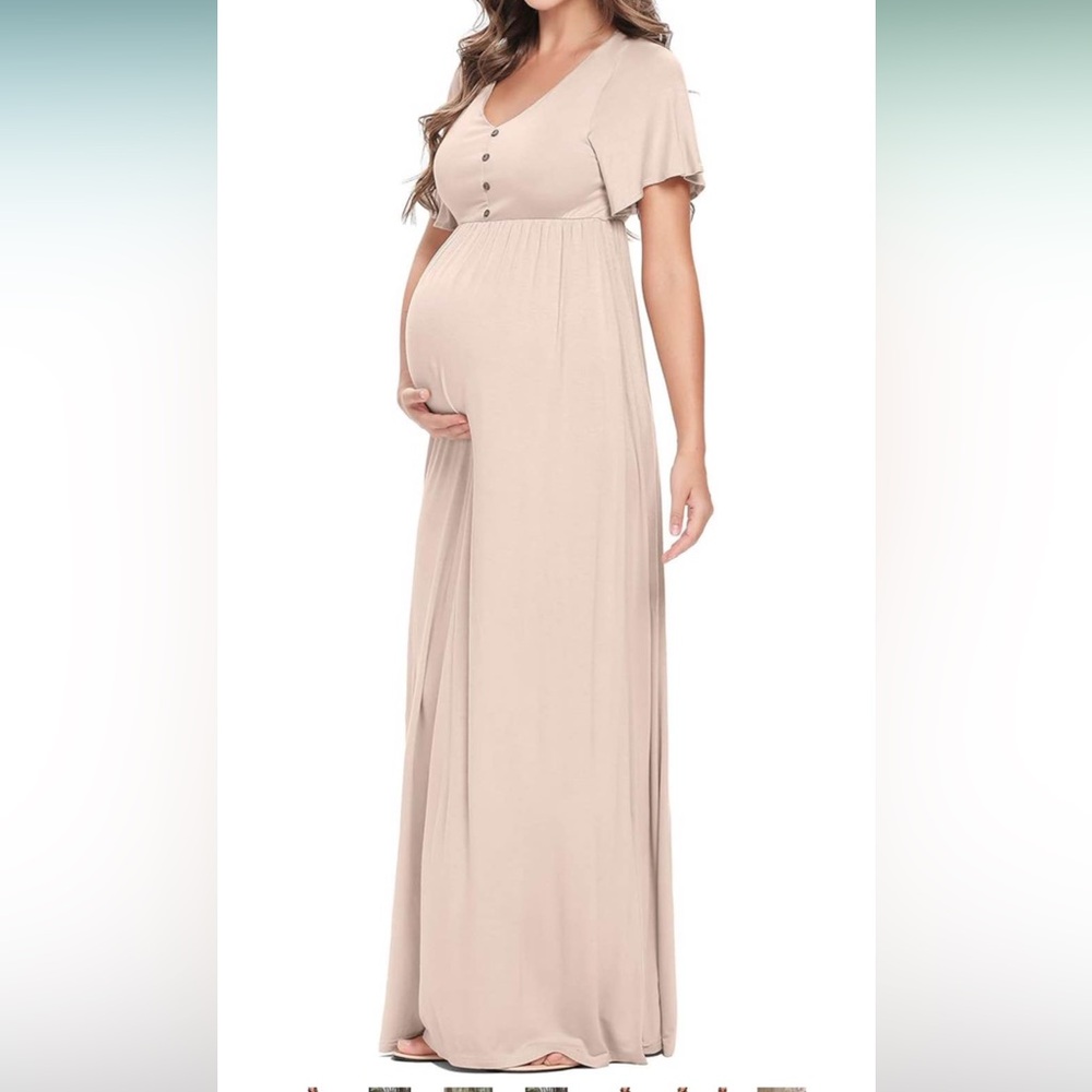 Peauty maternity maxi dress